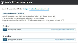 Documentation Abonnement API Insight