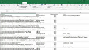 Importation  internal_all.csv dans Excel 2