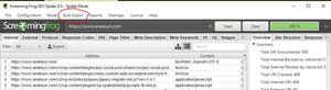 Bulk Export ScreamingFrog