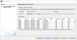 Importation dans Gephi  des liens 2