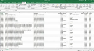 Importation  all_inlinks.csv dans Excel  2