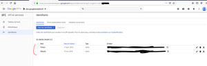 Google Search Console API identifiants (étape 2)
