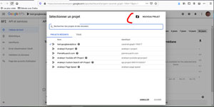 Créer un projet
