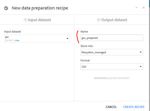 Nom du Dataset "préparé"