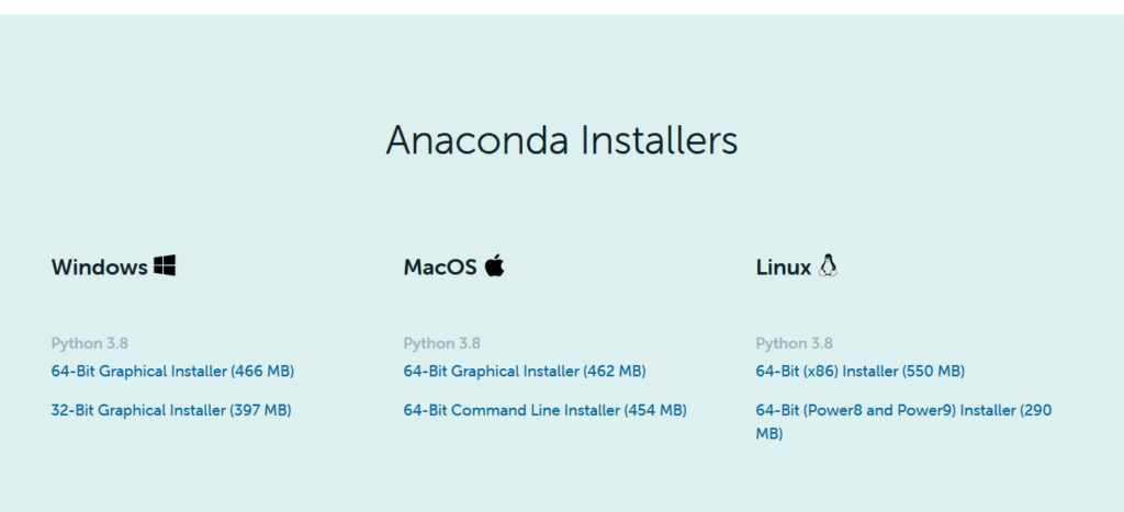 Télécharger Python Anaconda